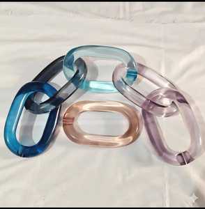 Adornos de Pared de Cadena de Resina Transparente Modernos y Personalizados, Hechos a Mano, para Decoración del Hogar, Listos para el Festival Diwali - Product Image 5