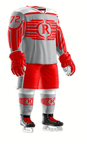 Jersey de Hockey sobre Hielo Personalizable con Sublimación, Poliéster, Sin Mangas, Cuello en V, Cintura Elástica, Tela Transpirable, Nombre del Equipo Personalizado - Product Image 5