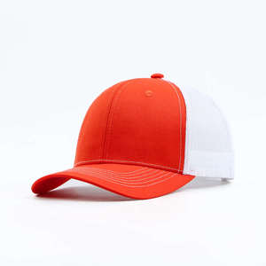 หมวกแก๊ปตาข่ายสีส้มนีออนด้านหน้าสีดำด้านหลัง ขายส่ง ปรับขนาดได้ รับผลิตตามสั่ง สำหรับผู้ค้าส่งในสหรัฐอเมริกา สหราชอาณาจักร สหภาพยุโรป บริการ B2B ระดับมืออาชีพ - Product Image 6