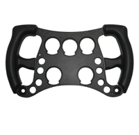 Volant de jeu de course automobile personnalisé en fibre de carbone, plaque de volant de simulation de course en carbone pour simulateur de course