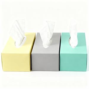 Boîte de mouchoirs en papier doux pour le visage, 2 ou 3 plis, jetables, en pâte vierge, pour usage domestique, bureau ou hôtel - Product Image 5