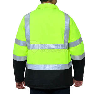 Chaqueta de Seguridad de Grado Industrial con Cinta Reflectante de Alta Visibilidad para Personal de Aeropuerto, Guardias de Seguridad, Ropa con Logotipo Personalizado - Product Image 2