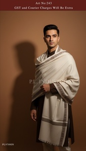Lohi para hombre de tacto lujoso y ligero – 50% acrílico 50% poliéster en gris elegante, cómodo, cálido y de calidad premium. - Product Image 4