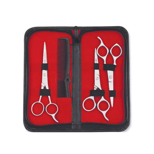 Ciseaux de coiffure professionnels en acier inoxydable, lame tranchante, manche moyen, pour droitiers, finition arc-en-ciel, ciseaux de salon - Product Image 6