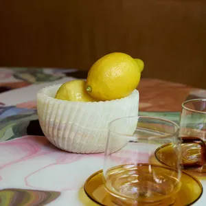 Cuenco de ónix de alta gama, accesorio de piedra de lujo, cuenco de mármol pulido contemporáneo, accesorio de ónix de diseño artesanal, precio de venta al por mayor. - Product Image 4