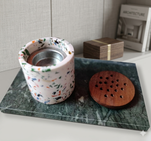 Quemador Mubkhar de Metal facetado de lujo árabe personalizado hecho a mano Benzoin fresa sándalo flor de color decoración del hogar Bakhoor - Product Image 1