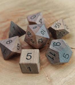 Luxury Grade Wooden <b>Dice</b> Inlaid <b>Polyhedral</b> Wooden <b>Dice</b> for Professional Tabletop Gaming Wholesale Gaming Gear Supply Accessory - Product Image 5