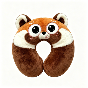 Red panda <b>neck</b> <b>pillow</b> plush, Cute red panda travel <b>pillow</b>, Plush red panda <b>neck</b> support <b>pillow</b> - Product Image 2