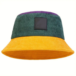 Checkered Breathable Four Seasons Bucket Hat Soft Cotton Wide Brim Sun Hat Unisex Outdoor <b>Hiking</b> Camping Fishing Beach Holiday - Product Image 5