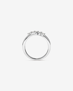 0.20 CTW Lab Grown Diamond Engagement Anniversary Ring 14K White Gold Radiant Cut Rhodium Plated IGI Certified Women's Fine - Product Image 2