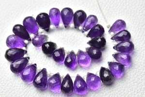 Cuentas Facetadas de Amatista Natural en Forma de Lágrima, Gema Púrpura para Fabricación de Joyas, Proveedor Mayorista, Venta al por Mayor, Comercio Global B2B - Product Image 3