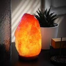 Lampes en sel rose de l'Himalaya en gros avec interrupteur variateur de lumière, base en bois et pierre de cristal, grande base en pierre, décoration intérieure, certifiées biologiques - Product Image 5