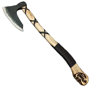 Hot Selling Custom Viking <b>Axe</b> Wooden Handle Hammer Design Rose <b>Wood</b> Wholesale price Viking <b>Axe</b> for Sale - Product Image 1