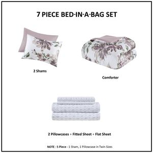 Set Copripiumino Floreale con Lenzuola, Biancheria da Letto Premium con Stampa Floreale per un Look Elegante e Accogliente - Product Image 4