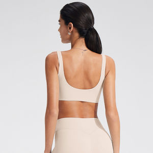 เสื้อชั้นในกีฬาออกกำลังกายสำหรับผู้หญิง ยี่ห้อ Maanify รุ่น 2026 แบบแห้งเร็ว ผ้าไนลอนผสมสแปนเด็กซ์ คุณภาพสูง ดีไซน์ U Back สำหรับโยคะและฟิตเนส รับผลิตตามสั่ง ขายส่ง - Product Image 6