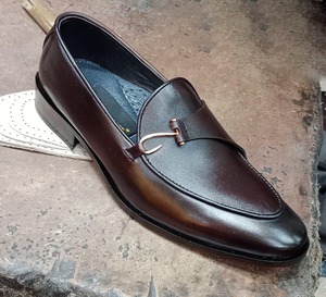 Mocassins en cuir respirant de haute qualité, fabriqués en usine, souples et confortables, à bout carré, pour hommes, décontractés, vente en gros, chaussures à enfiler - Product Image 4