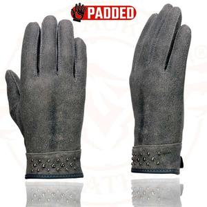 Gants de conduite en cuir noir premium pour hommes, à lacets, ventilés, compatibles écran tactile, commande en gros, prix raisonnable - Product Image 4