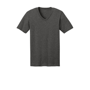 T-shirt décontracté à col en V et manches courtes pour homme, fabrication directe usine, vêtement basique pour printemps-été, impression personnalisée, vente en gros - Product Image 5