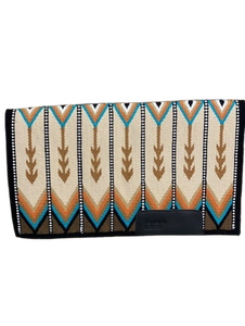 Couverture de selle de cheval western faite à la main en laine de Nouvelle-Zélande pour l'équitation à la ferme, l'équitation de cowboy, les concours d'obstacles et l'équitation. - Product Image 1