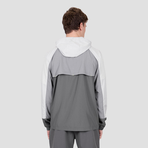 Men's Lightweight Waterproof Nylon Windbreaker <b>Jacket</b> <b>Hooded</b> Zipper Closure <b>Soft</b> <b>Shell</b> Solid Front Logo Winter - Product Image 6