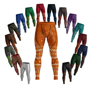 Leggings Térmicos de Compresión Personalizados, Pantalones Deportivos de Invierno, Pantalones de Yoga Transpirables y Modernos - Product Image 1
