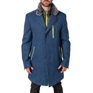 Manteau long pour homme personnalisé avec des choix de couleurs uniques, tissu de qualité supérieure et fabrication professionnelle - Product Image 1