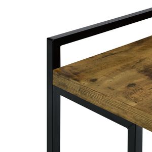Tavolo Console Rettangolare Antico in Legno di Noce, Elegante Design per Snack Bar - Product Image 6