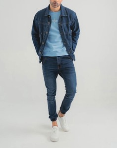 Premium <b>Men</b> <b>Denim</b> <b>Jacket</b> Vintage Washed Cotton Jean <b>Jacket</b> Custom Embroidery Casual Outerwear Factory Direct Wholesale Supplier - Product Image 6