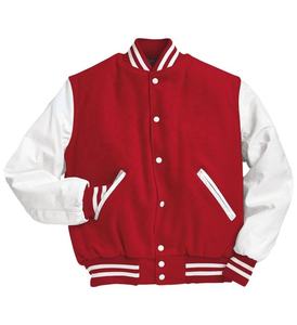 Chaqueta Universitaria Personalizada de Invierno Estilo Varsity con Letras Bordadas en Chenilla 100% Lana, Forro de Algodón, Estilo Béisbol para Hombre - Product Image 1