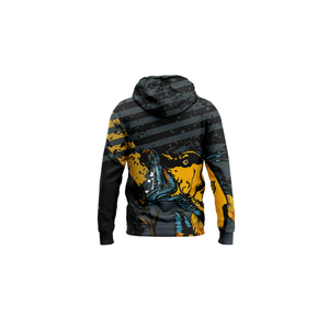 เสื้อฮู้ดออกกำลังกายแบบซับลิเมชั่นสั่งทำขายส่งสำหรับผู้ชาย เสื้อฮู้ดวิ่งแบบมีซิป เสื้อฮู้ดออกกำลังกายสำหรับผู้ชาย - Product Image 4