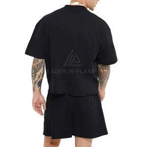 เสื้อยืดทรงบ็อกซี่แขนสั้นผู้ชาย ดีไซน์ใหม่ คุณภาพสูง ผ้าฝ้าย 100% ระบายอากาศ แห้งเร็ว ขายส่ง - Product Image 4