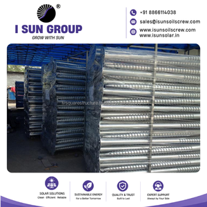 Anclaje de cimentación helicoidal de acero galvanizado en caliente para autocaravanas, casas pequeñas y construcción - Product Image 5