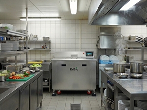 Triturador de Residuos Alimenticios Industrial y Comercial Exbio, Motor con Rodamientos de Acero Inoxidable 304, 550W, Capacidad de 100kg/día, Inodoro, Eliminación en 24 Horas - Product Image 6