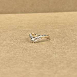 Bague en or blanc de qualité supérieure avec diamant rond cultivé en laboratoire LGD 0,43 CT, pierres latérales, bijoux élégants pour femmes, pour mariage et soirée - Product Image 6