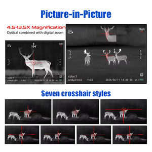Monoculaire de vision nocturne haute définition avec zoom optique, portée de vision de 200 m dans l'obscurité pour les aventures en plein air et la surveillance de la sécurité - Product Image 5
