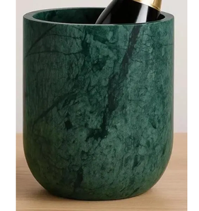 Seau à glace et refroidisseur à vin en marbre, moderne, en promotion, pour service de vin lors de mariages - Product Image 4