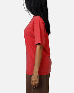 Camiseta de Algodón para Mujer, Cuello Redondo, Corte Ajustado, Logotipo Personalizado, Lisa, Básica, Suave, Transpirable, Informal - Product Image 4