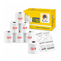 Rouleau de papier thermique Evergreen pour tickets de commande, 50x80, 50mm, 20m, ECG 50x20m, largeur 50mm, 50x72mm