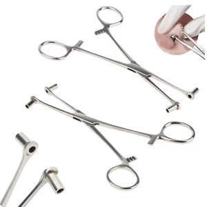 Pinzas Quirúrgicas de Acero Inoxidable para Perforaciones Corporales y Tatuajes, Kit de Pinzas Quirúrgicas de Buena Calidad de Surgiright Instrument - Product Image 1