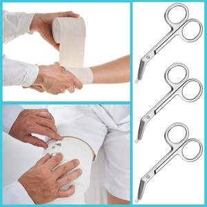 Ciseaux à pansements professionnels de qualité supérieure, conçus par Grip Surgical, pour les soignants et les professionnels de la santé. - Product Image 5