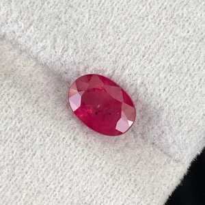 Zircon naturel du Rajasthan, chauffé, rouge rosé, pierre précieuse en vrac, facetté, style Art Déco, plaqué argent, pour la fabrication de bijoux de mariage et de fiançailles, juillet - Product Image 5