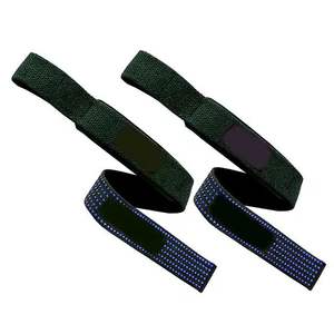 Sangles de musculation antidérapantes en néoprène imprimées pour la musculation, l'entraînement en force, le powerlifting, les soulevés de terre, avec support de poignet et fermeture auto-agrippante étanche - Product Image 2