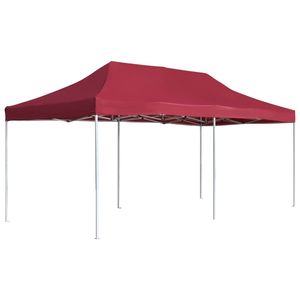 Carpa para Bodas y Fiestas en Color Rojo Vino, Aleación de Aluminio con Tela Oxford y Revestimiento de PVC, Producto de Calidad - Product Image 1