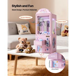 Macchina Acchiappacaramelle di Medie Dimensioni con Artigli in Acciaio di Precisione, Gioco Arcade con Luci e Suoni - Product Image 5