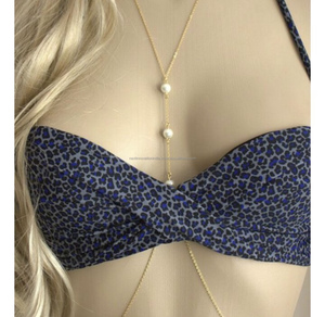 Nouveauté Gland Lingerie Discothèque Plage Bijoux de Mode Plein Cristal Brillant Bikini Griffe Chaîne Strass Chaîne de Corps - Product Image 3