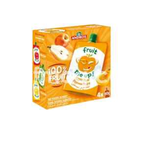 Fruit Me Up Prebio Puré de Manzana y Pera 90g stock listo para supermercado y distribuidores - Product Image 2