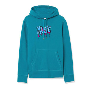Sweat-shirt à capuche unisexe surdimensionné Econex Sports, 100% coton French Terry, rose uni, décontracté, avec poche avant, automne - Product Image 4
