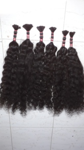 Extensions de cheveux humains vierges brésiliens indiens Remy, couleur naturelle, ondulés, double trame épaisse, les plus vendues de Seven Hills - Product Image 1