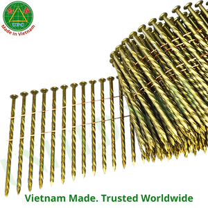 Clous à palette en bobine 3,3x64mm avec tige à vis pour pistolet pneumatique à clous pour palettes en bois, provenant d'une usine vietnamienne |   Clavo en rouleau - Product Image 5
