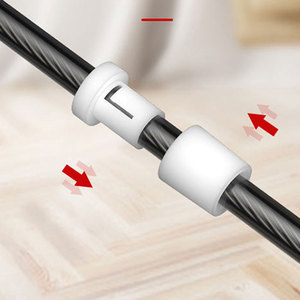 Cordes à sauter personnalisées pour le fitness avec poignées en mousse plastique, cordes à sauter en PVC en vente en ligne - Product Image 6